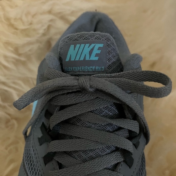 Nike Flex Experience RN 3 Gray/Blue Running Shoes - Picture 9 of 9